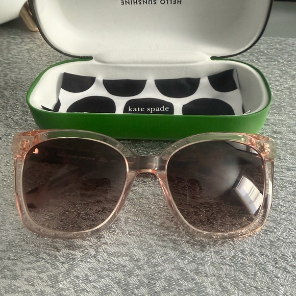 Designer Kate Spade Brown and Pink Sunglasses main image 5